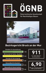 Niedrigstenergie-Sanierung Bezirksgericht, 8600 Bruck an der Mur, ÖGNB Punkte: 911